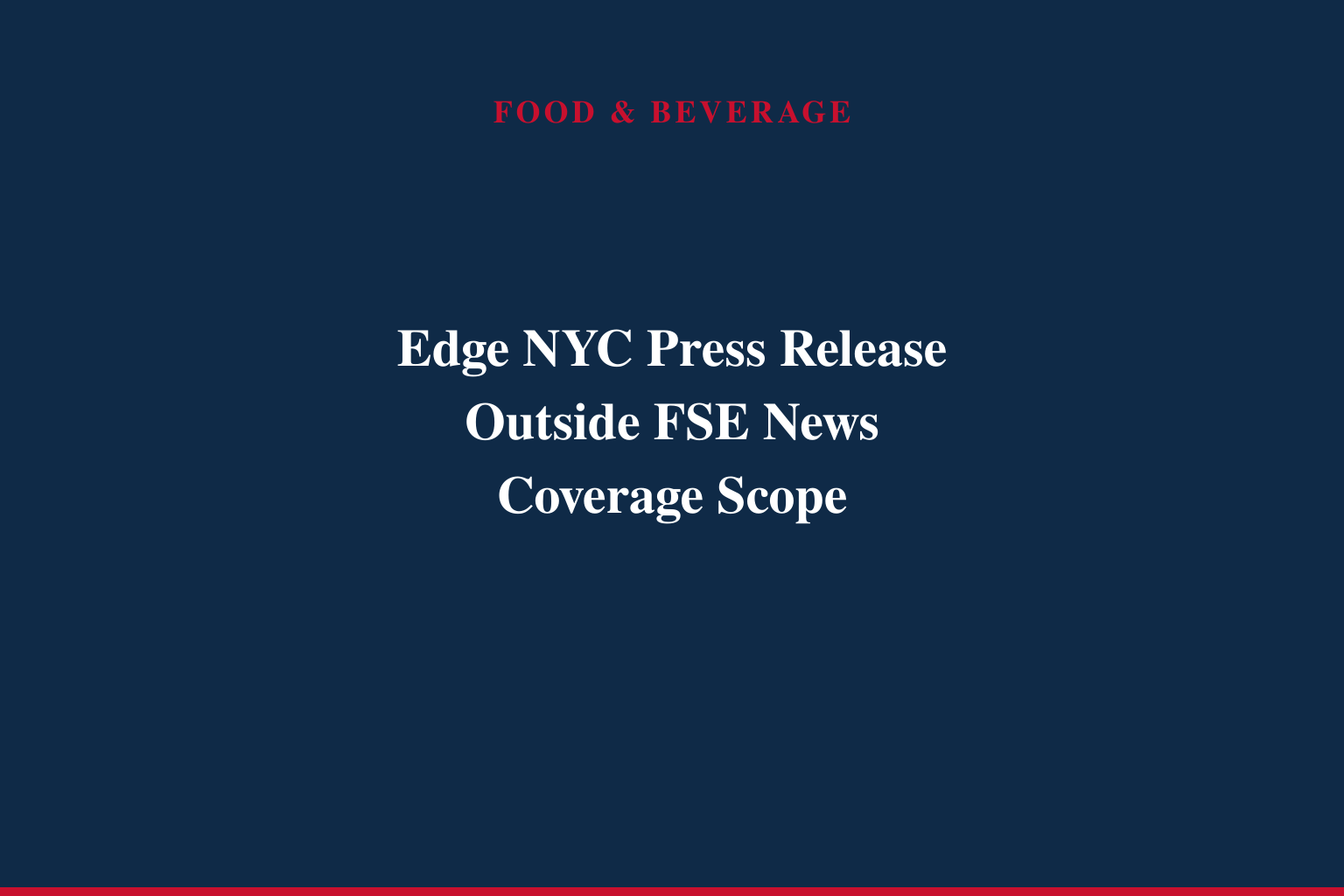EDGE NYC DEBUTS ALL-NEW INDOOR IMMERSIVE EXPERIENCE